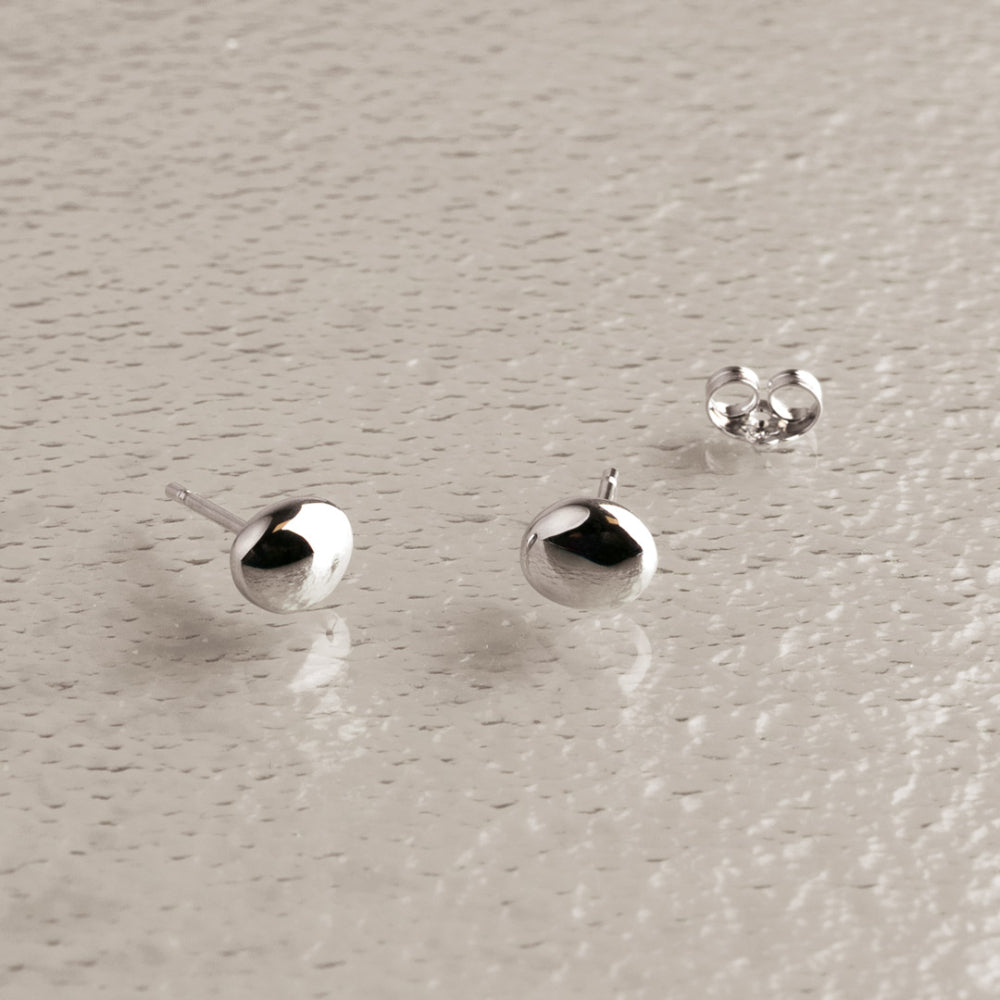 Kit Heath Coast Tumble Domed Stud Earrings