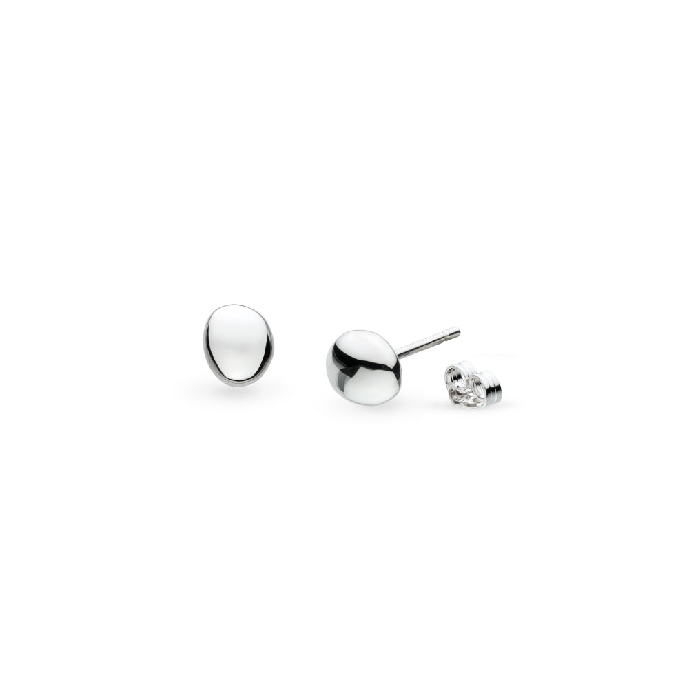 Kit Heath Coast Tumble Domed Stud Earrings