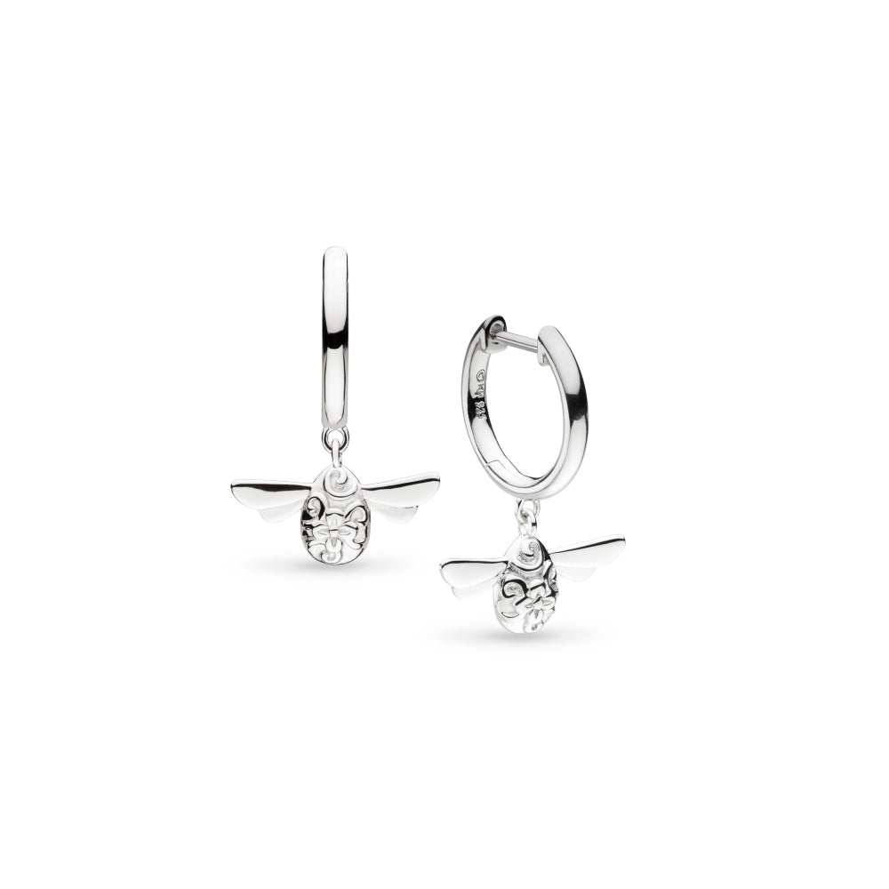 Kit Heath Blossom Flyte Honey Bee Hoop Earrings