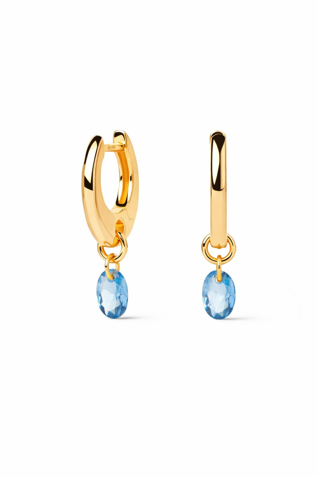 PDPAOLA Blue Lily Hoops