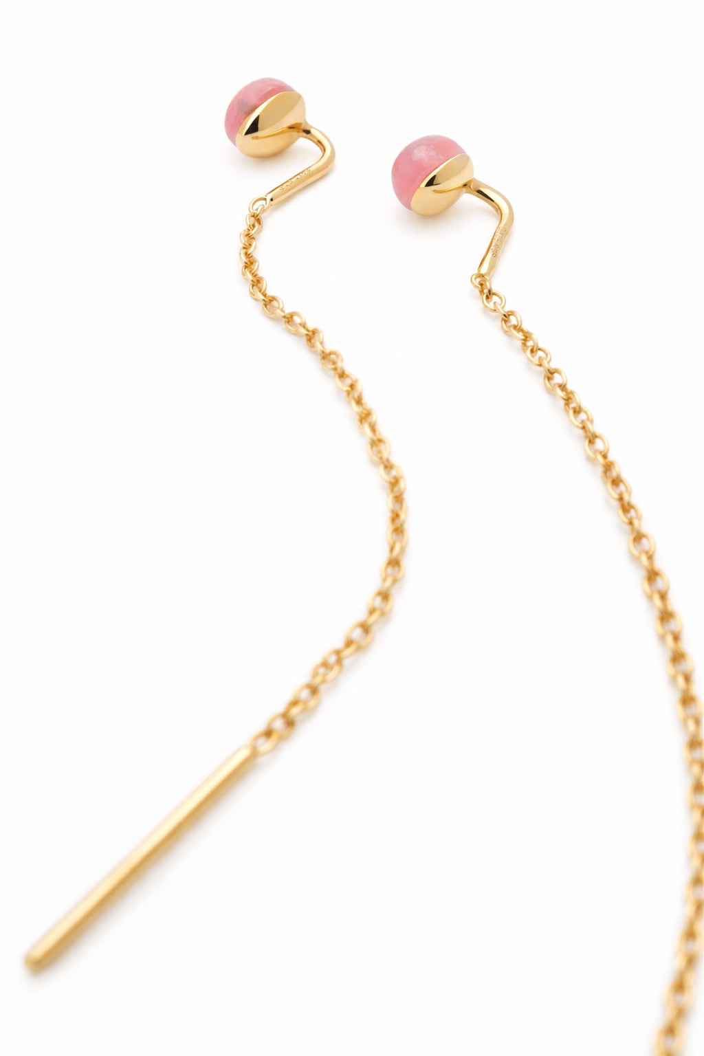 PDPAOLA Rhodochrosite Lyra Earrings