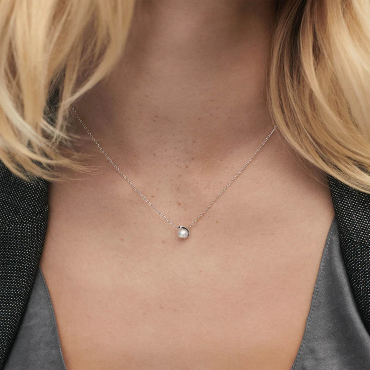 PDPAOLA La Perla Solitary Necklace