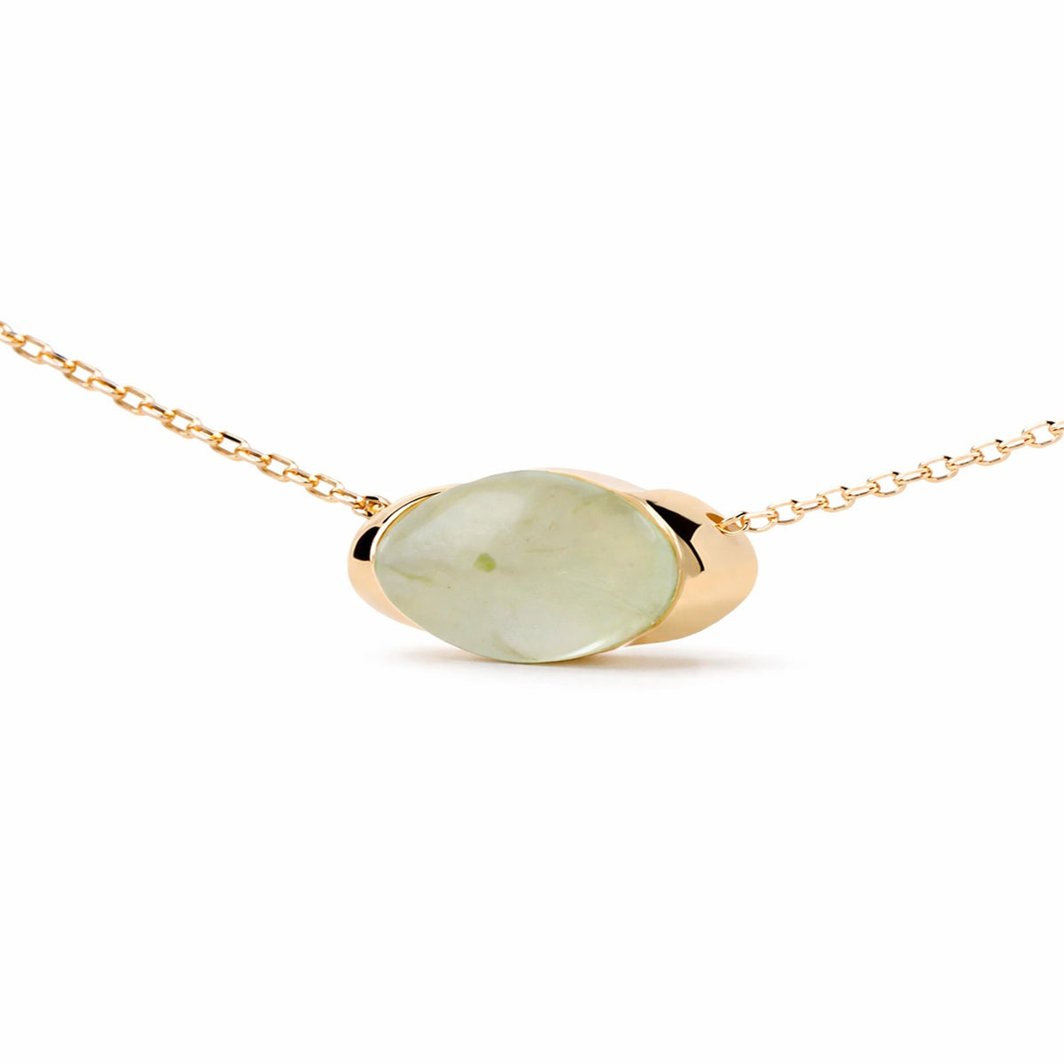 PDPAOLA Prehnite Bay Necklace