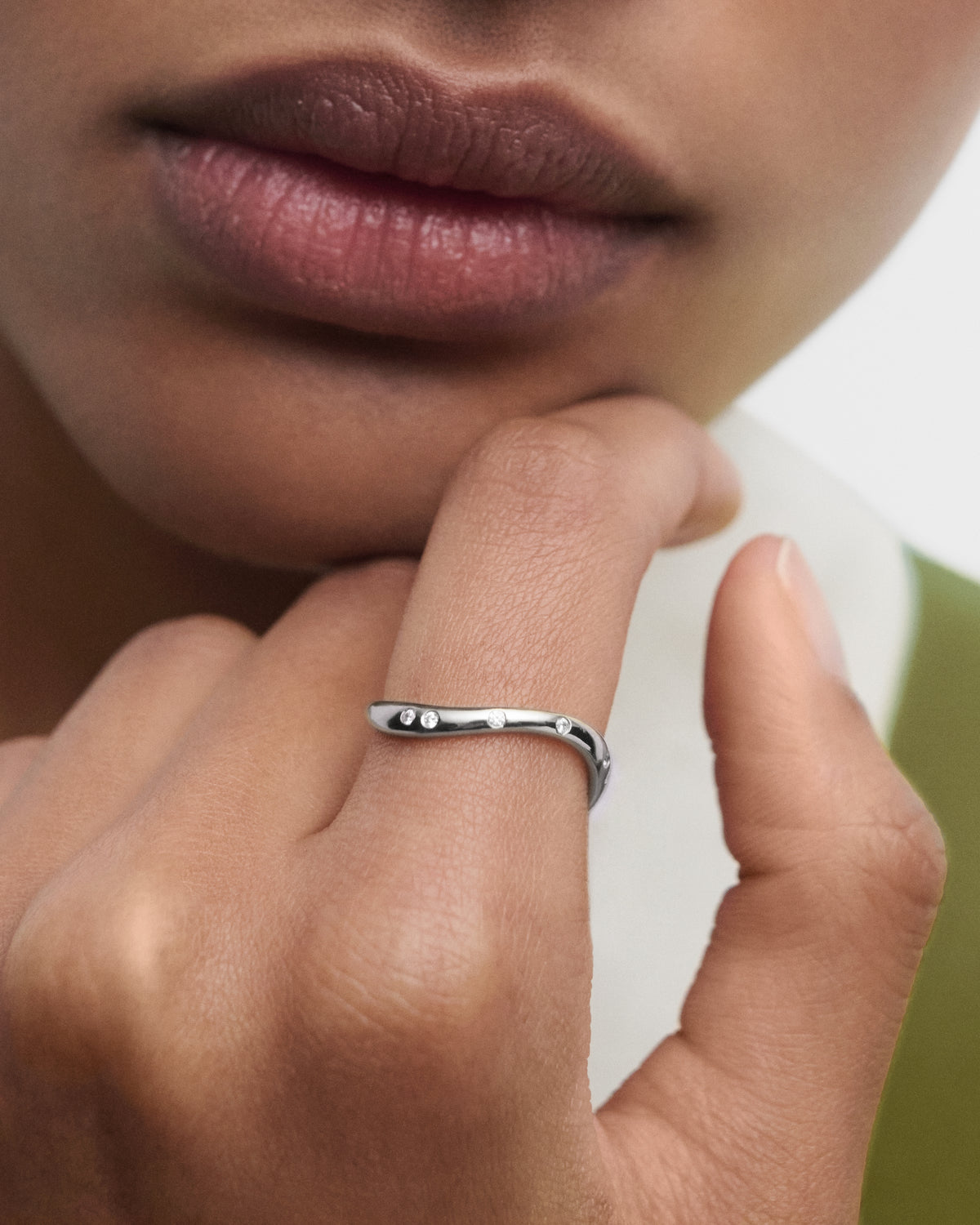 PDPAOLA Air Silver Ring