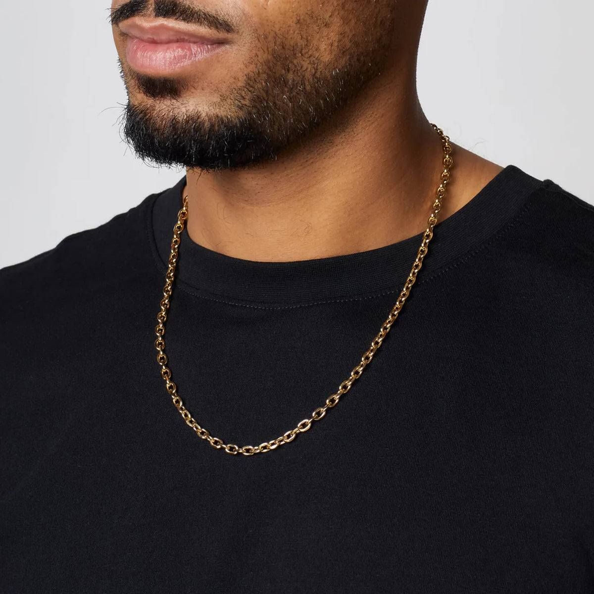 Fred Bennett Gold Plated Stainless Steel Cable Link Necklace