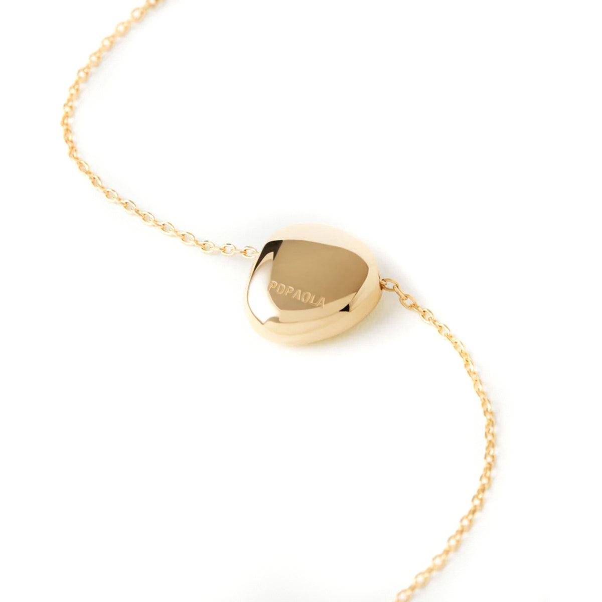 PDPAOLA Gold Plated Wave Necklace 15.5" - 19.5"