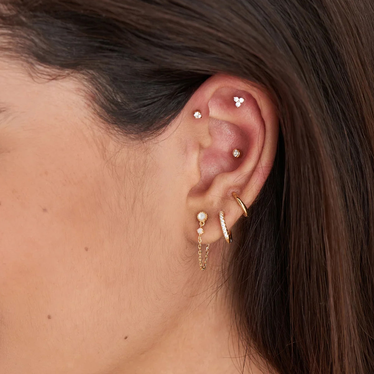 Ania Haie Sparkle Huggie Hoop Earrings
