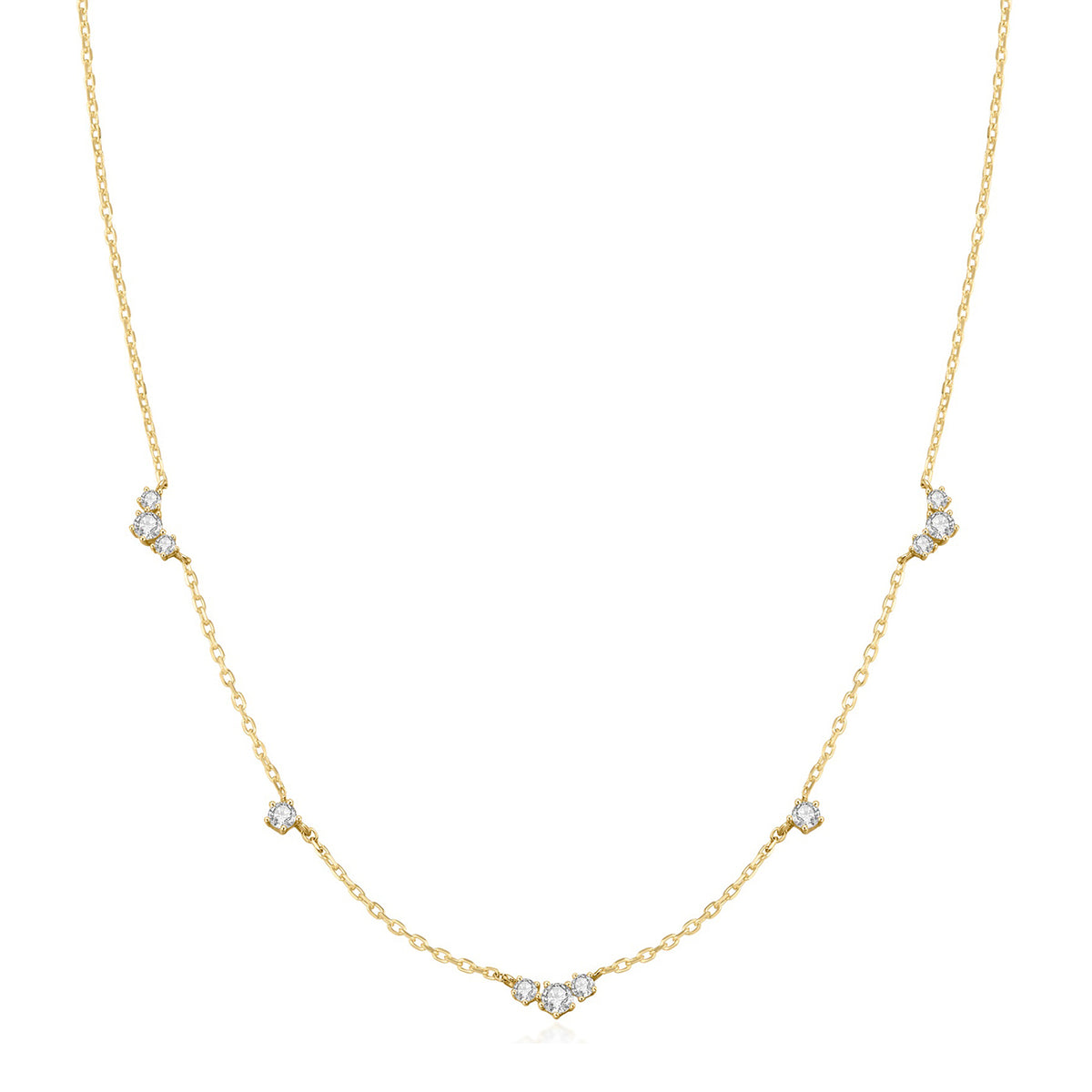 Ania Haie Cluster & Single Station Necklace