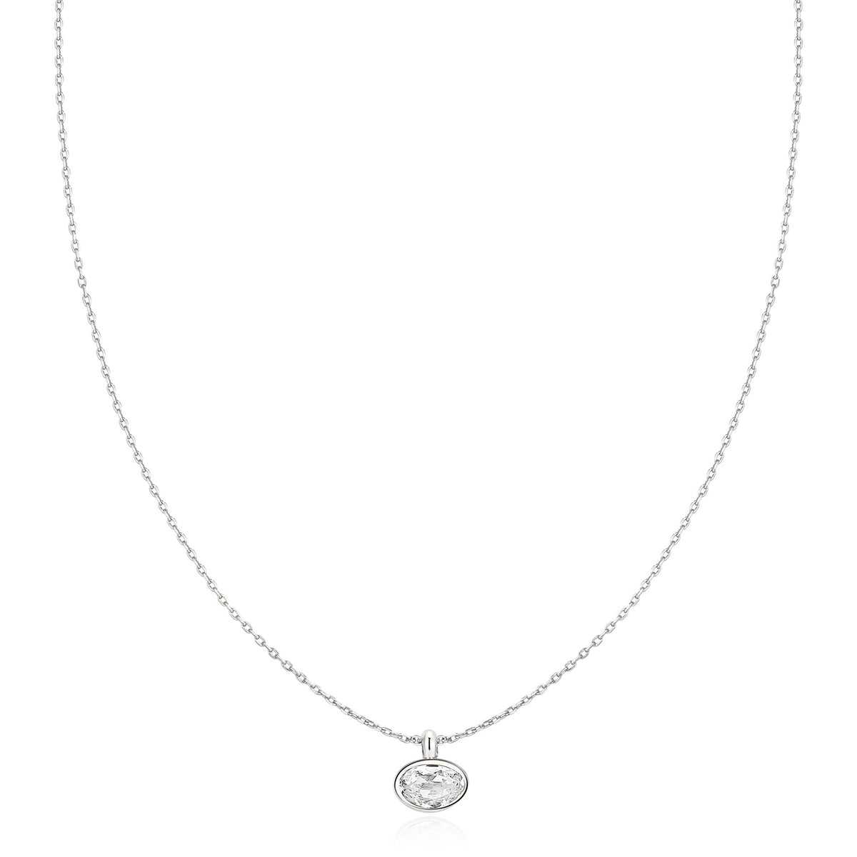 Ania Haie Rub Set Organic Pebble Pendant - Silver