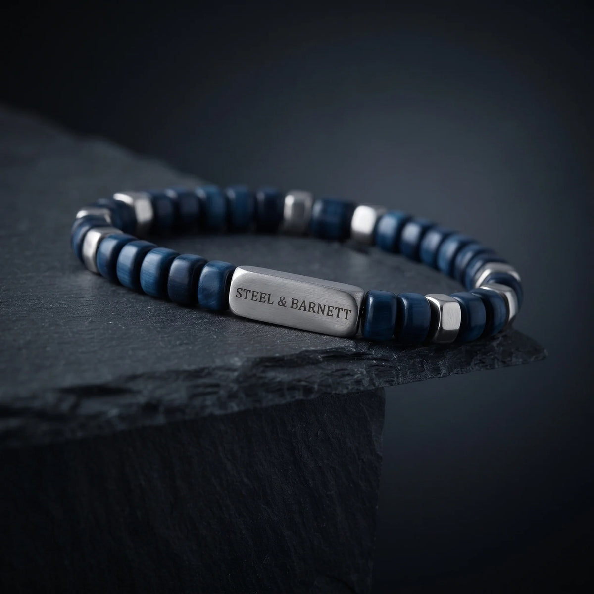Steel & Barnett Knox Sodalite Gemstone Bead Bracelet - Medium (20-21cm)