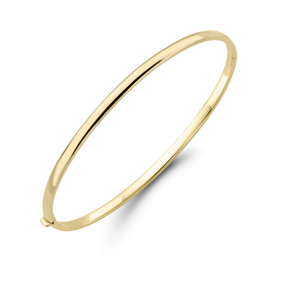 9ct Yellow Gold Hinged Bangle