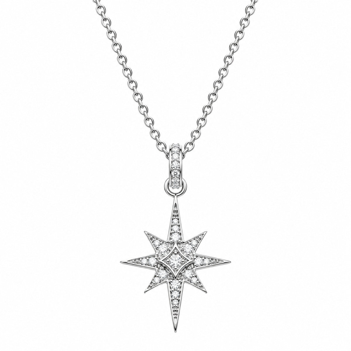 Kit Heath Celeste North Star Cubic Zirconia Midi Nk 18''
