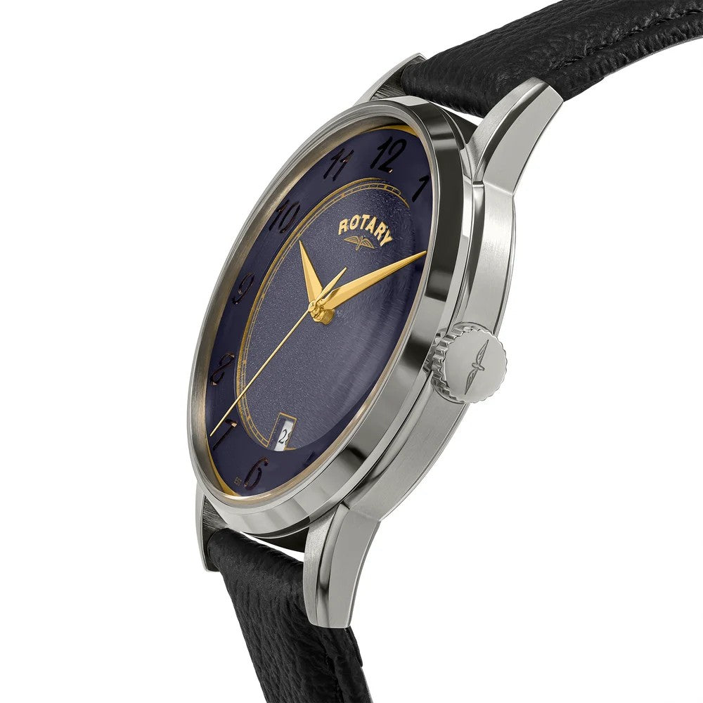 Rotary Heritage Stainless Steel Strap Watch