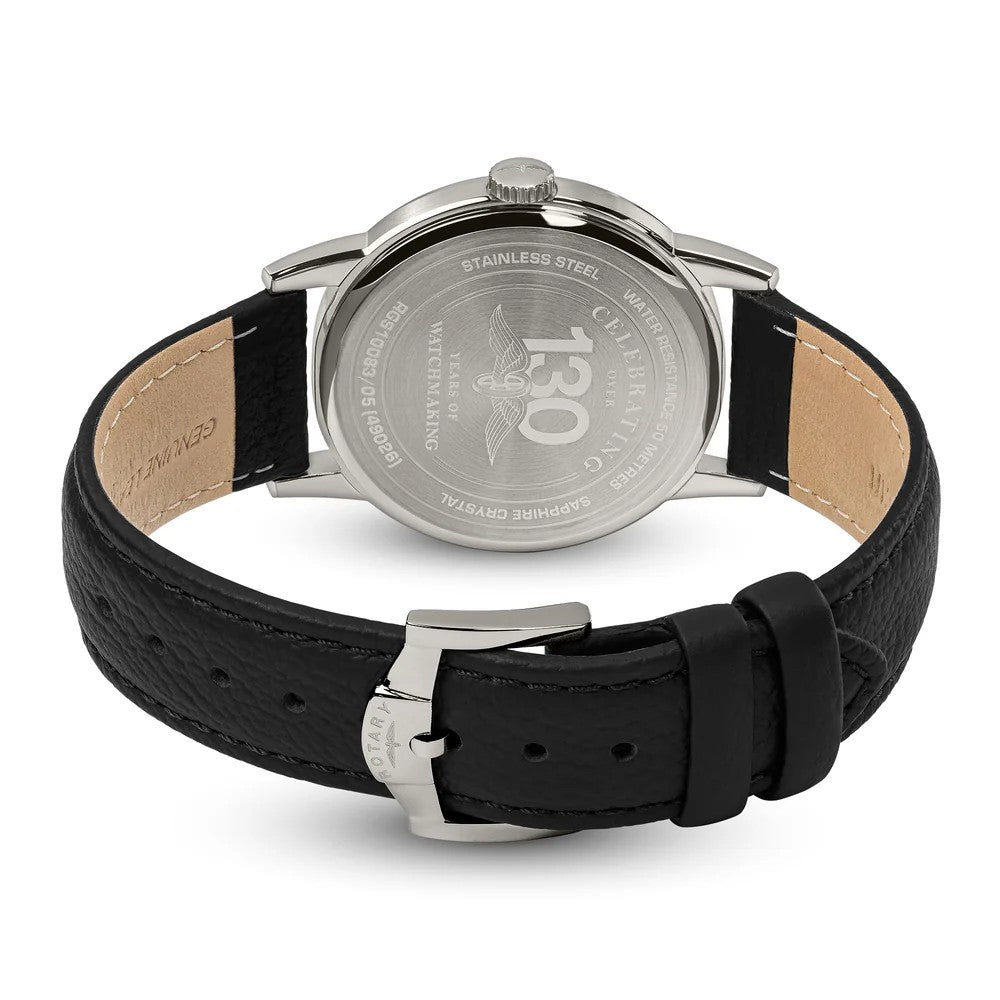 Rotary Heritage Stainless Steel Strap Watch