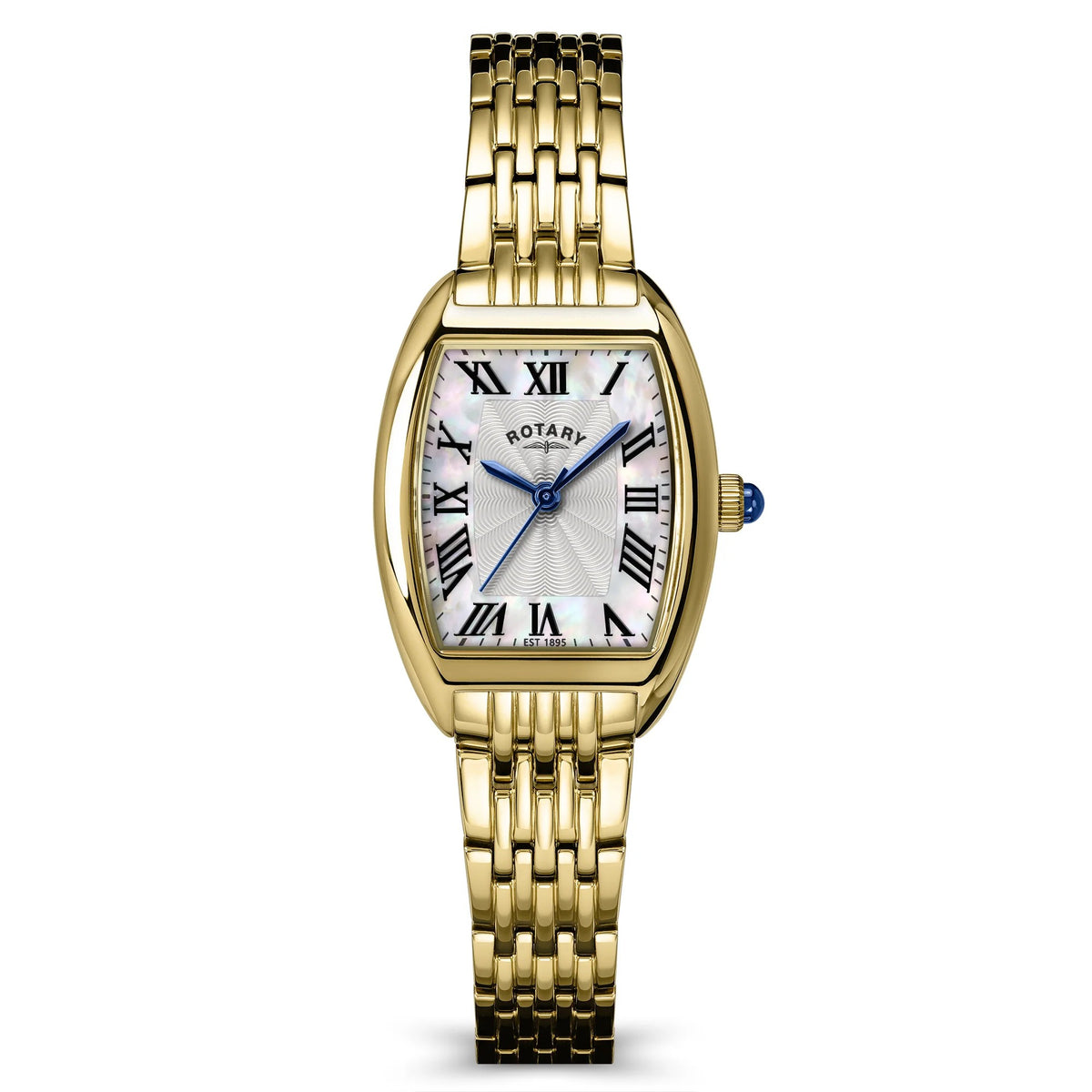 Rotary Ladies Heritage Gold Plated Astoria Tonneau Bracelet Watch