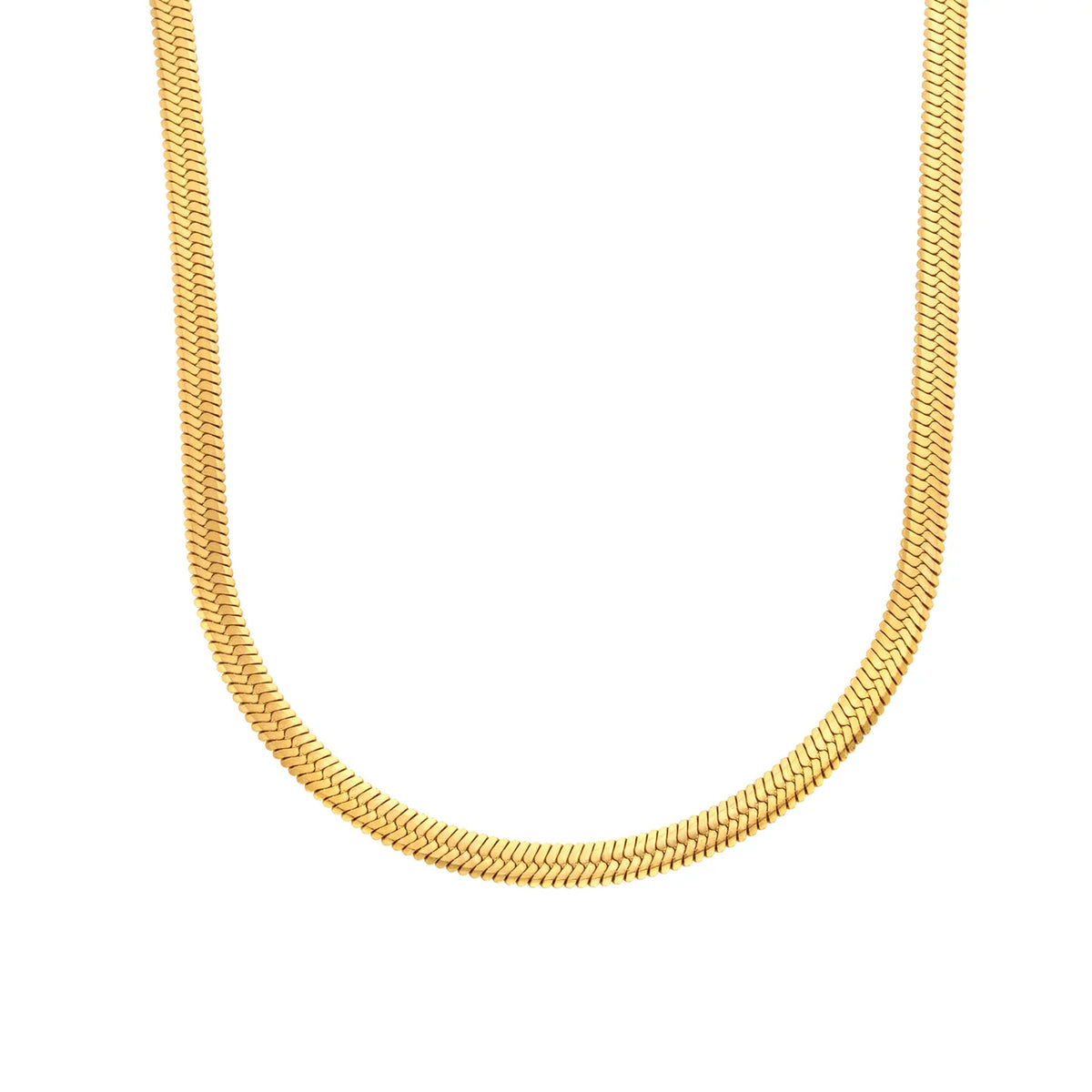 AVA & SKY Gold Snake Waterproof Chain