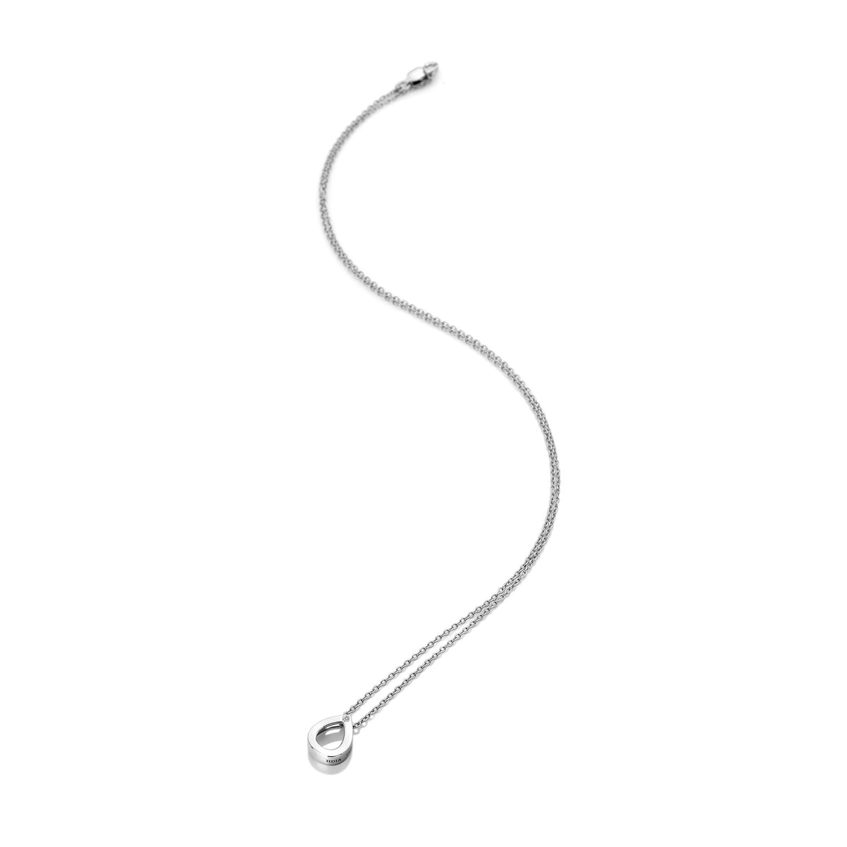 Hot Diamonds Sterling Silver Diamond Amulet Teardrop Pendant & Chain