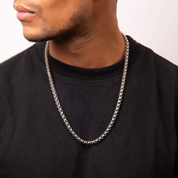 Fred Bennett Stainless Steel 24" Heavy Belcher Link Chain