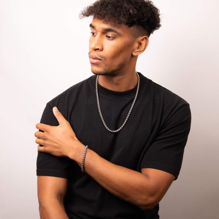 Fred Bennett Stainless Steel 24" Heavy Belcher Link Chain