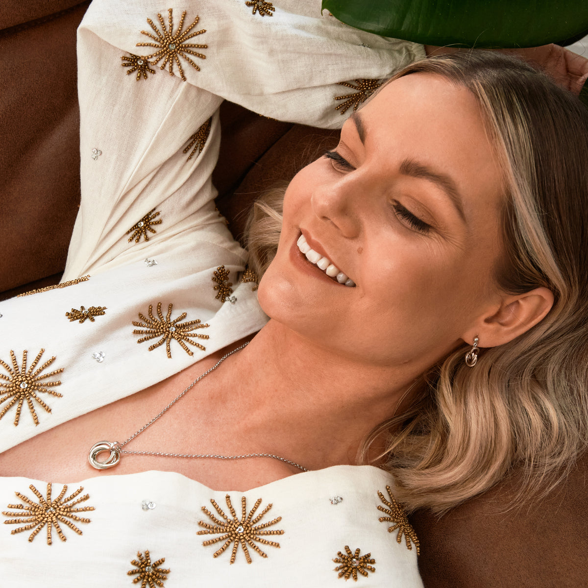 Hot Diamonds Sterling Silver Calm Pendant & Chain