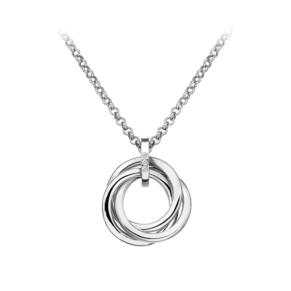 Hot Diamonds Sterling Silver Calm Pendant & Chain