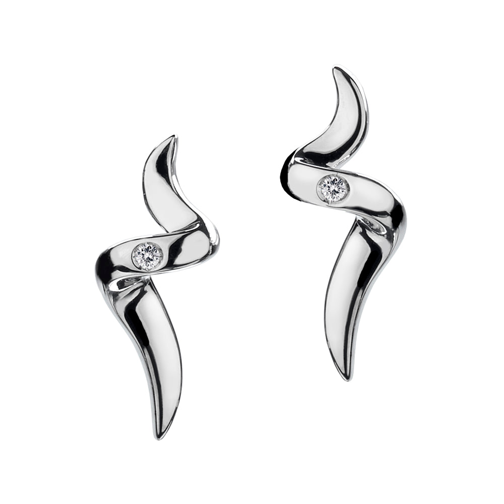 Hot Diamonds Sterling Silver Sensual Stud Earrings