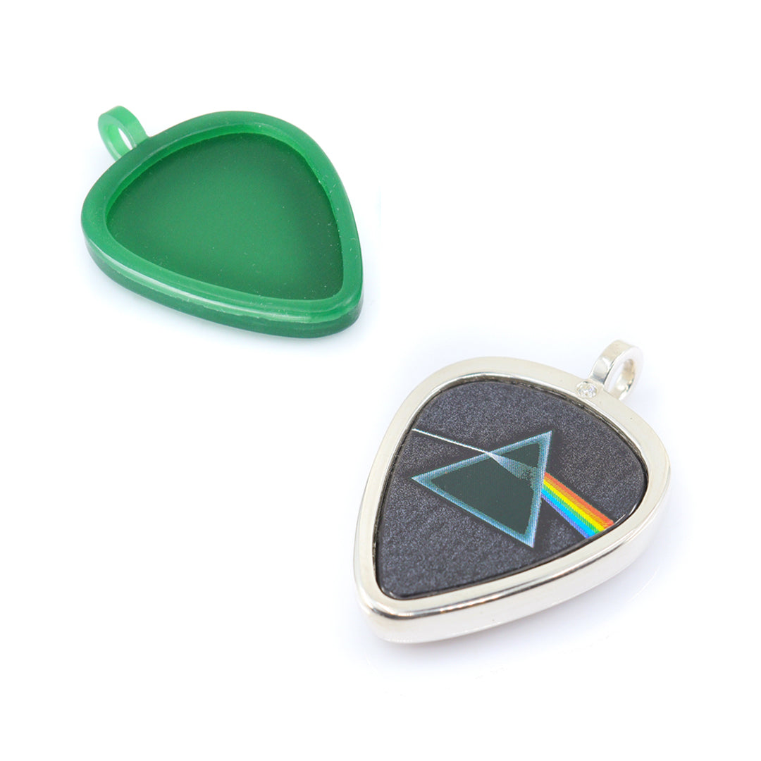 Bespoke Silver Plectrum Memory Pendant With Ashes Compartment