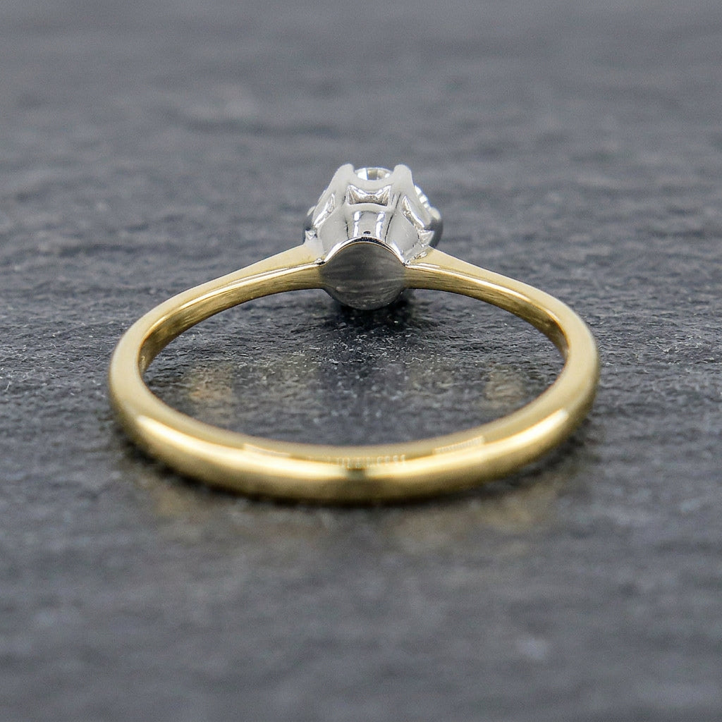 Pre-Owned 18ct Gold Approx. 0.45ct Diamond Solitaire Ring