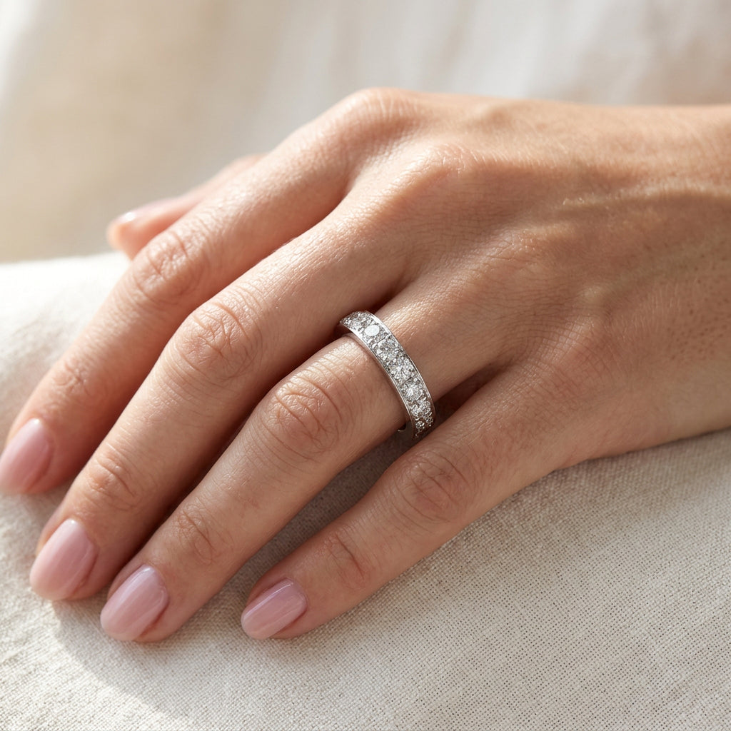 Pre-Owned 18ct White Gold Full Eternity Ring